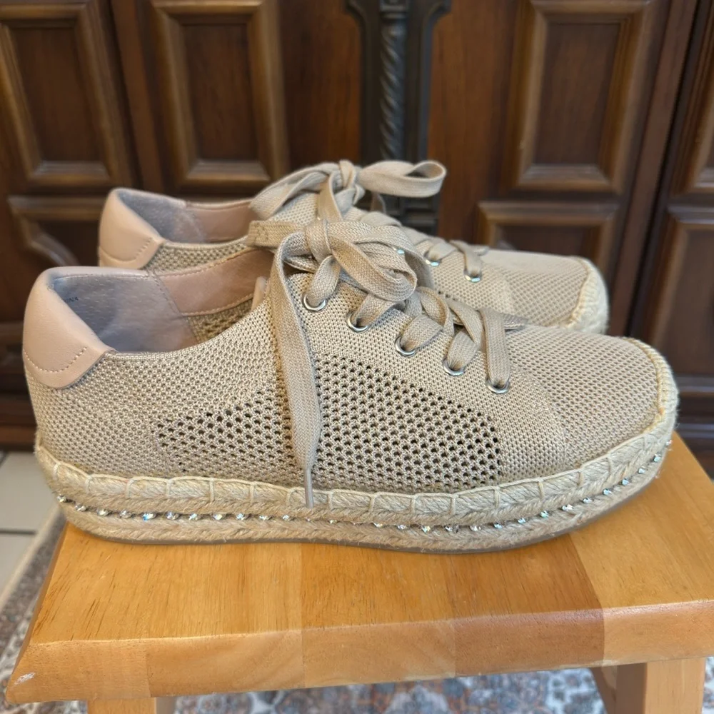 Chelsea & Violet‎ Beige Espadrille Sneakers